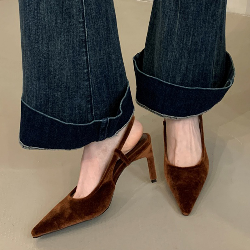 Women Shoes Zara - Eilyken 春のファッション浅いポインテッドトゥの女性はセクシーな薄型ハイヒールサンダルエレガントな宴会女性ミュール靴