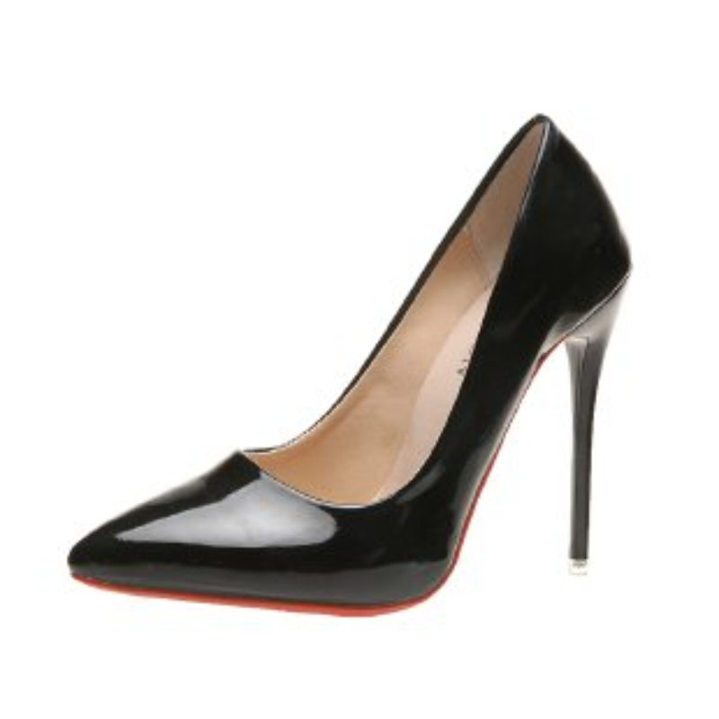 Women Shoes Zara - 女性のハイヒールファッション大きいサイズ 45 ポインテッドトゥスティレットハイヒール 12 センチメートル婦人靴宴会バー結婚式の靴レッドピンク