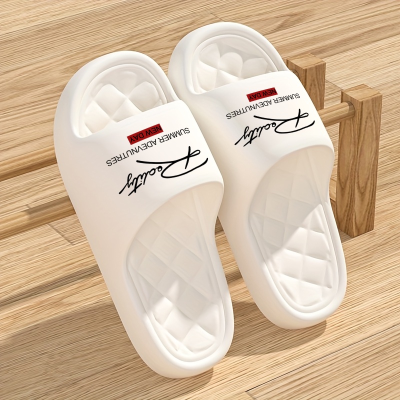 Women'S Shoes For Flat Feet - カップルスリッパ レディース メンズ ソフトチャンキースライド ホームバスルームフットウェア 室内ハウスシューズ