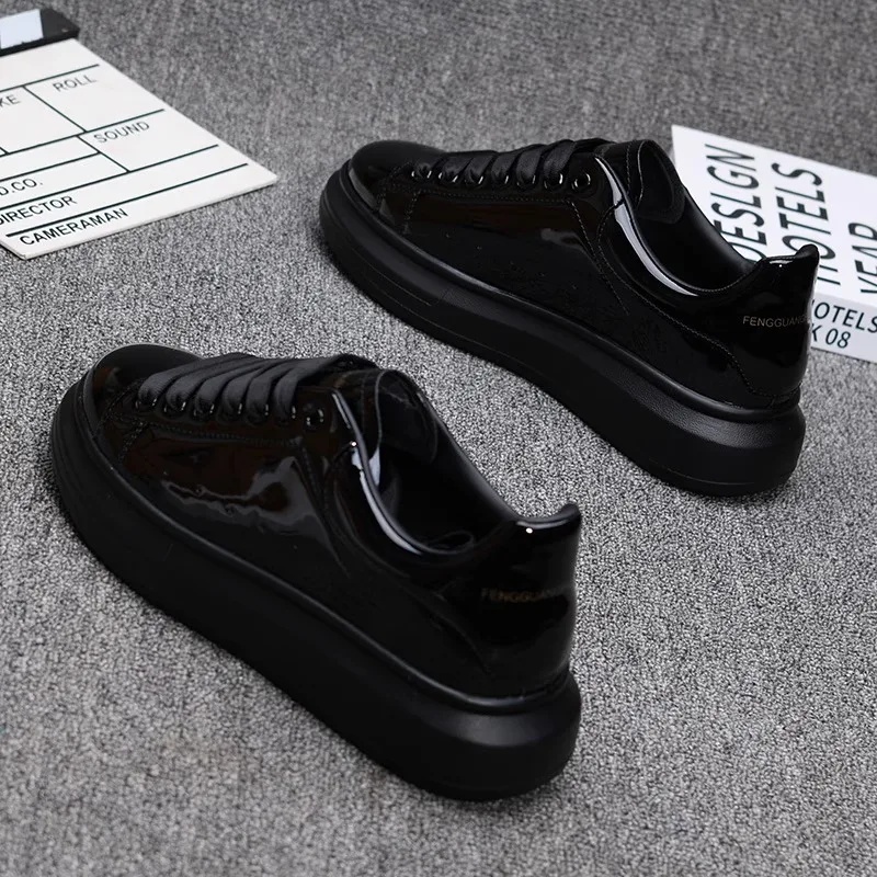 2025年 ラッカー仕上げ ホワイト カジュアルシューズ メ - Women Shoes Tennis のレビューと価格