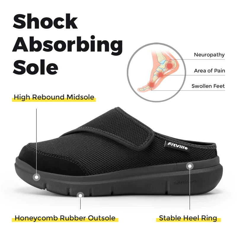 Fitville 女性用整形外科スリッパ ワイドフリース裏地 - Women'S Shoes With Arch Support のレビューと価格