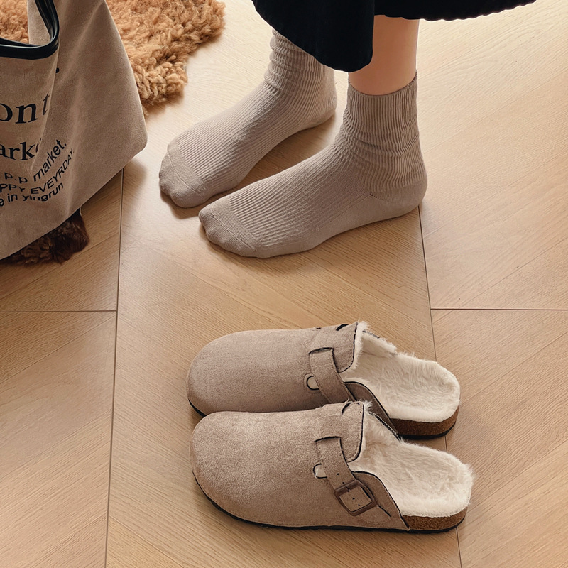 女性用スエードクロッグ、男性用ミュール、コルクフットベッドサ - Women'S Shoes With Arch Support のレビューと価格