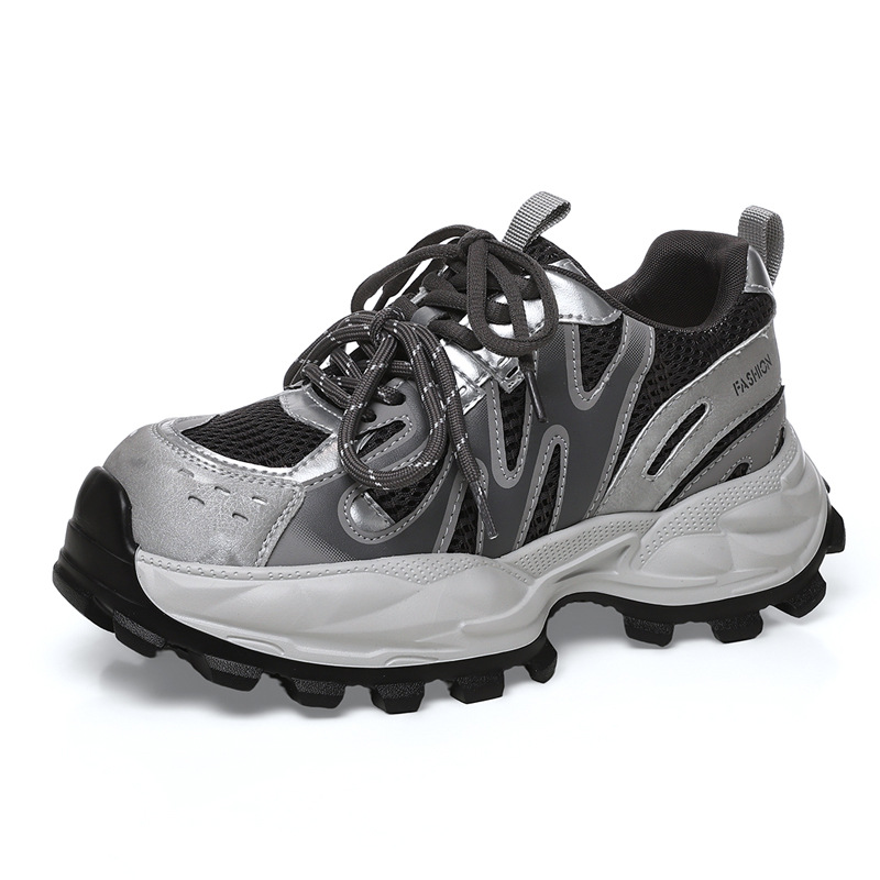 メッシュチャンキースニーカー女性通気性プラットフォームシュー - Women Shoes Tennis のレビューと価格