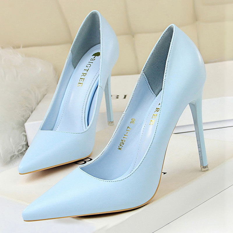 BIGTREE 靴女性パンプスファッションハイヒールの靴黒ピ - Women Shoes Zara のレビューと価格