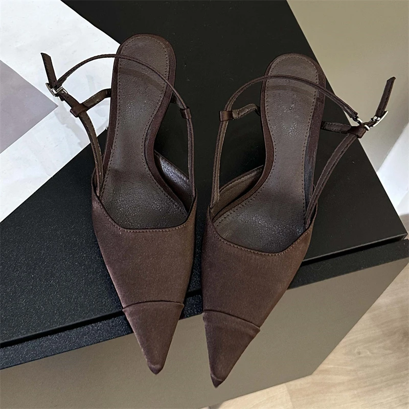 Eilyken 高品質サテンバックルストラップ女性パンプスサ - Women Shoes Zara のレビューと価格