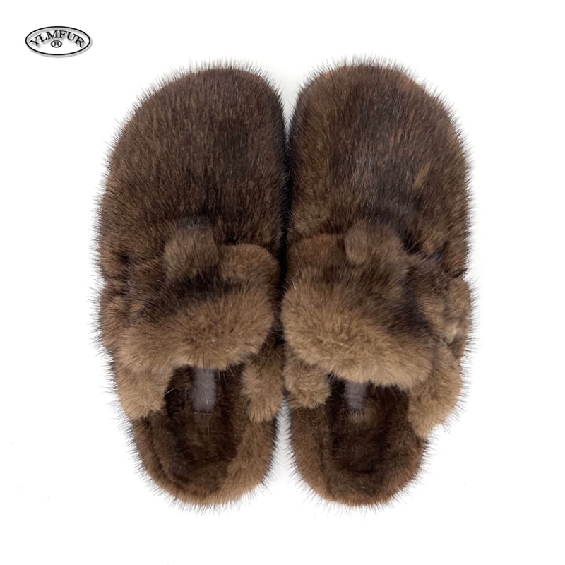 冬の女性のスリッパ Comwarm ファッションミンクファー - Women'S Shoes With Arch Support のレビューと価格