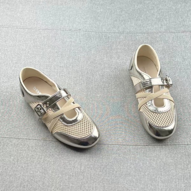 新しいスプライシング織り込み中空スニーカー 2026年春夏  - Slingback Pumps Women のレビューと価格