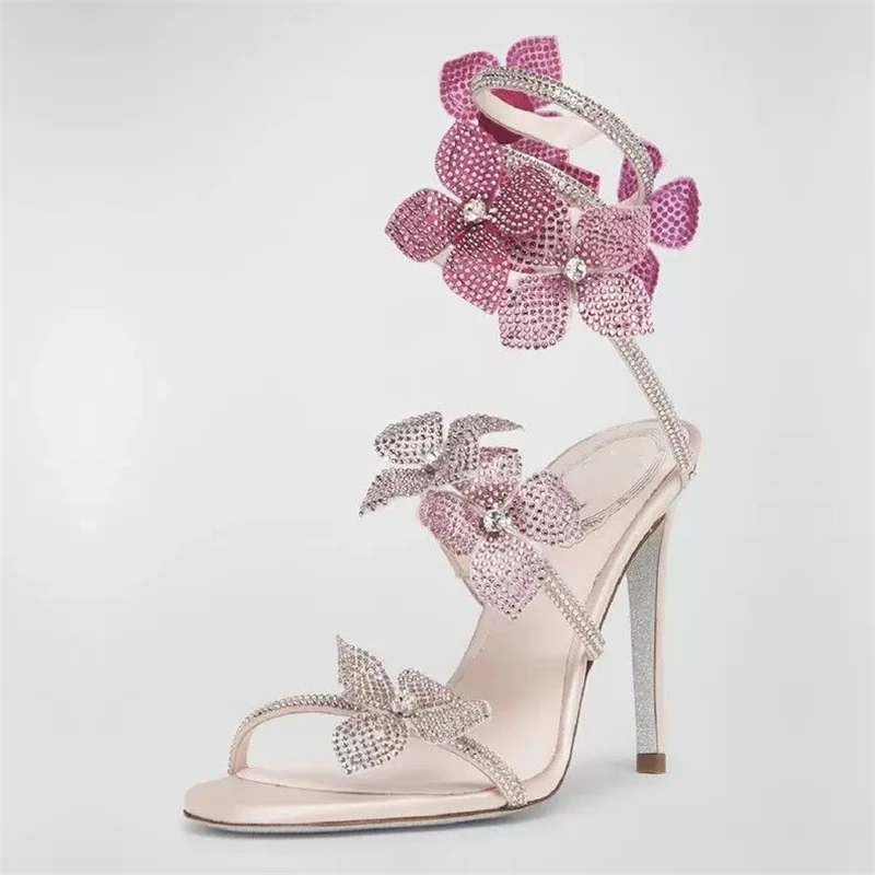 Eilyken セクシーなクリスタルフラワー薄型ハイヒールの - Women Shoes Zara のレビューと価格