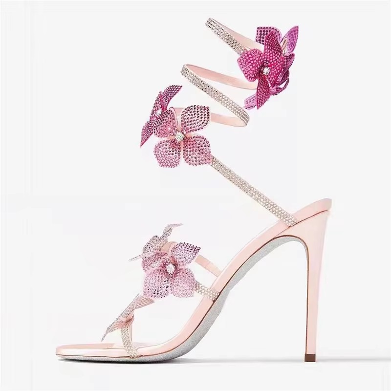 Eilyken セクシーなクリスタルフラワー薄型ハイヒールの - Women Shoes Zara のレビューと価格