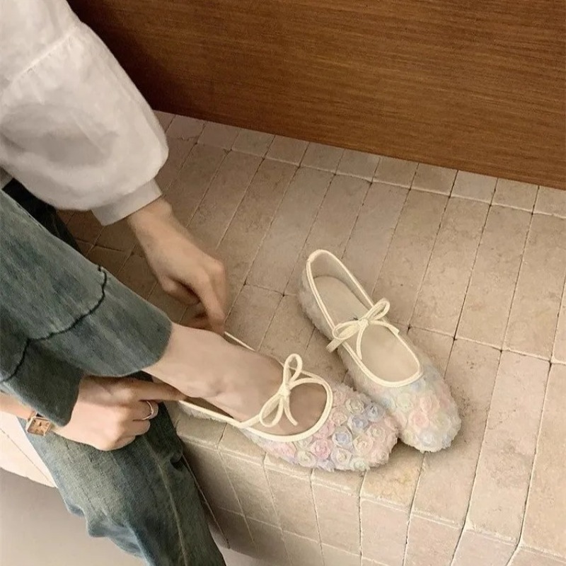 優しいニューチャイニーズローズメッシュメリージェーンシューズ - Slingback Pumps Women のレビューと価格