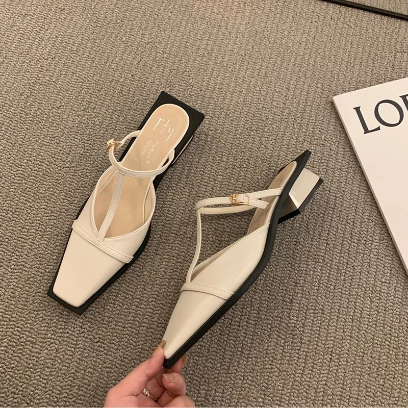女性のための浅い四角いつま先のサンダル、ミュール、屋外のドレ - Women Shoes Zara のレビューと価格
