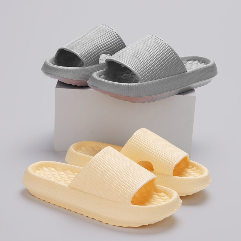 厚底クラウドスリッパ女性ソフトソール Eva 屋内スライドカ - Women'S Shoes For Flat Feet のレビューと価格