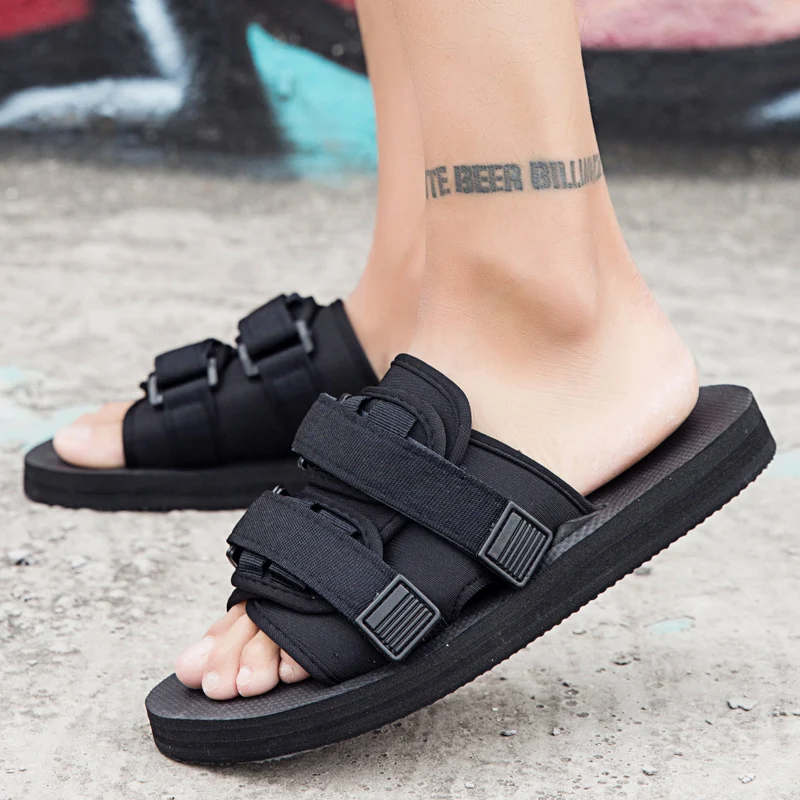 キャンバスカジュアルカップルシューズスリッポンビーチスリッパ - Women'S Shoes Yeezy のレビューと価格