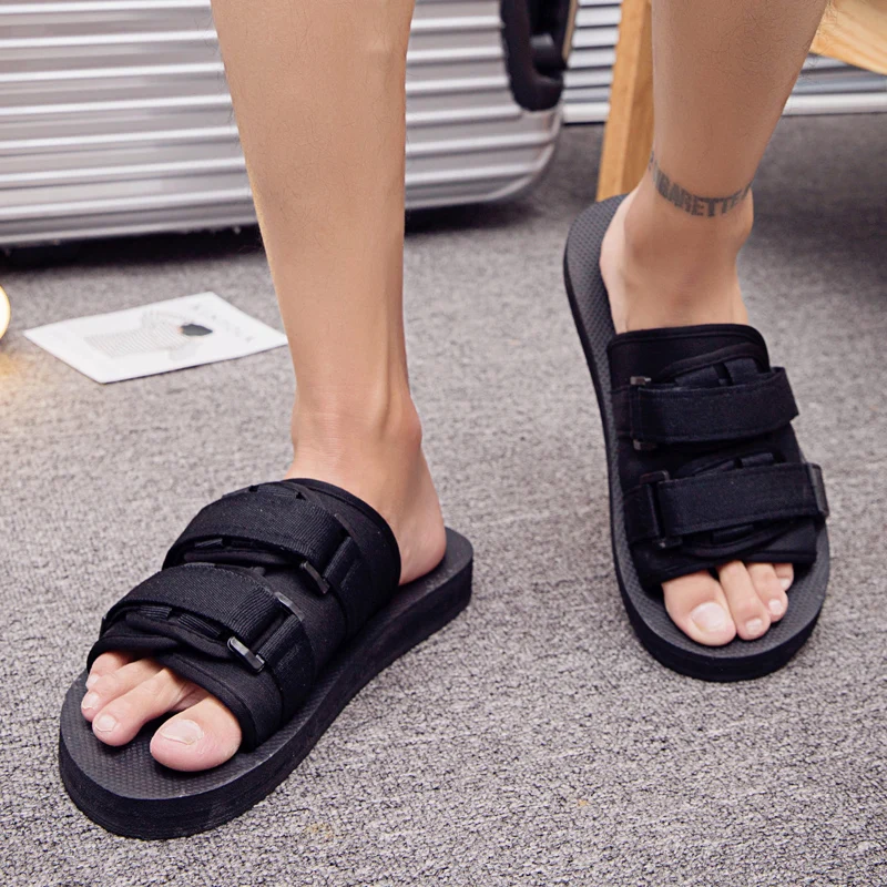 キャンバスカジュアルカップルシューズスリッポンビーチスリッパ - Women'S Shoes Yeezy のレビューと価格